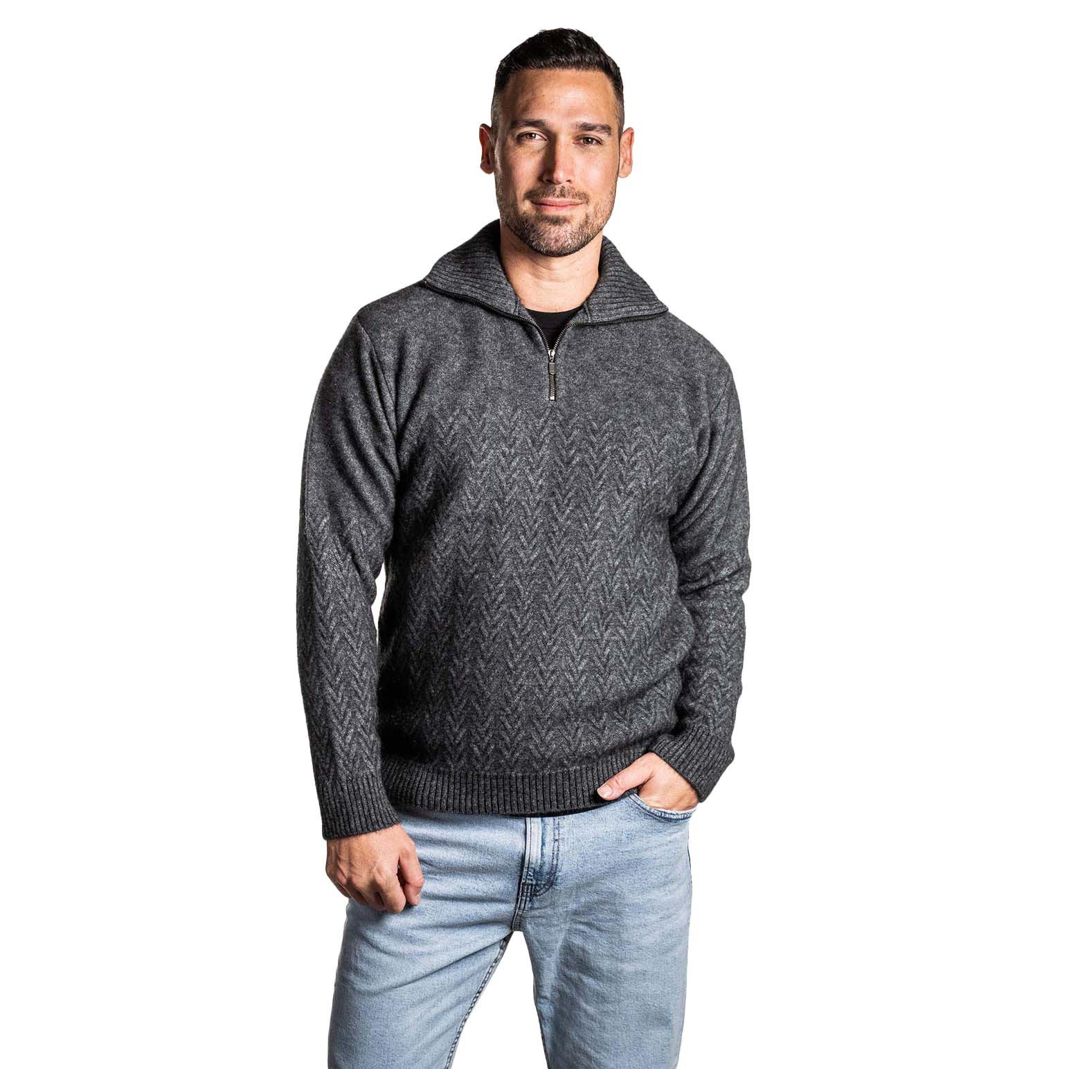 Koru Chevron Zip Jumper